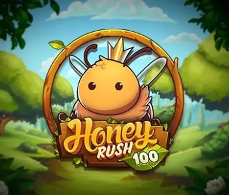 Honey Rush 100 slot visual from Play'n GO available on monro-pt.pt