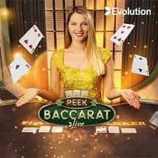 Play the Peek Baccarat slot by Evolution on Monro Casino