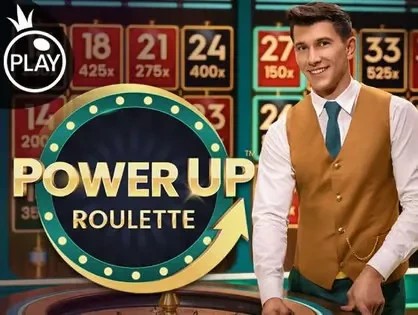 Power UP Roulette slot visual from Pragmatic Play available on monro-pt.pt